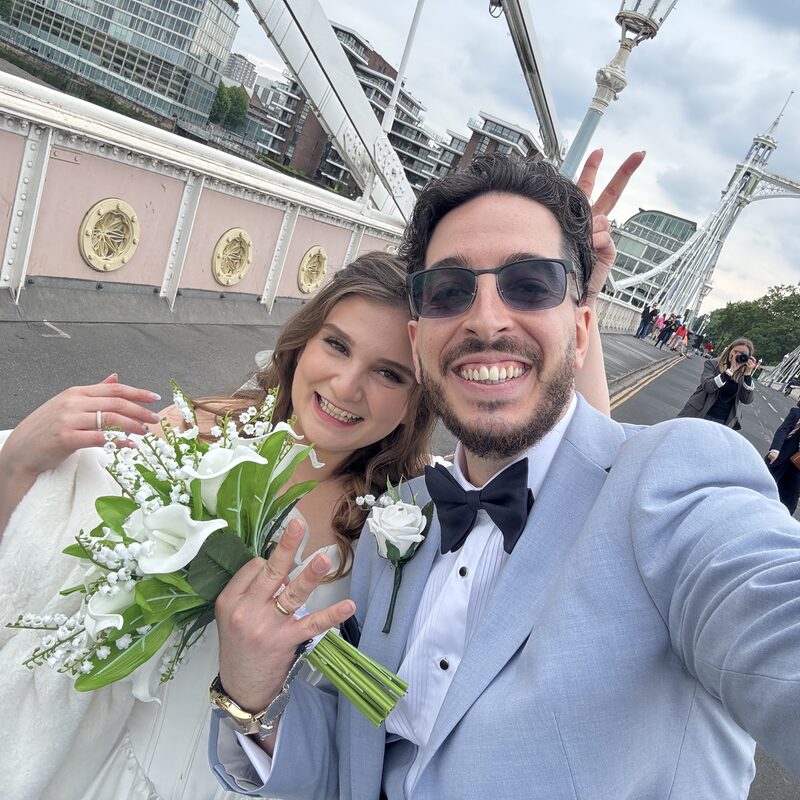 Couple on Albert Bridge